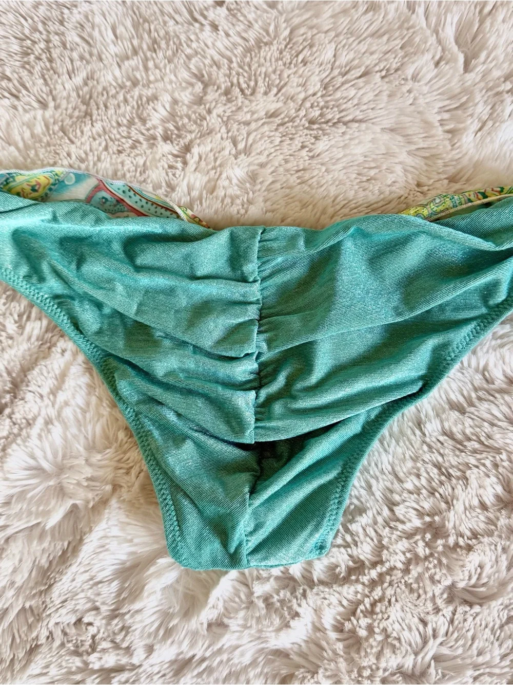 Beach Bunny Teal Paisley Bikini Bottom